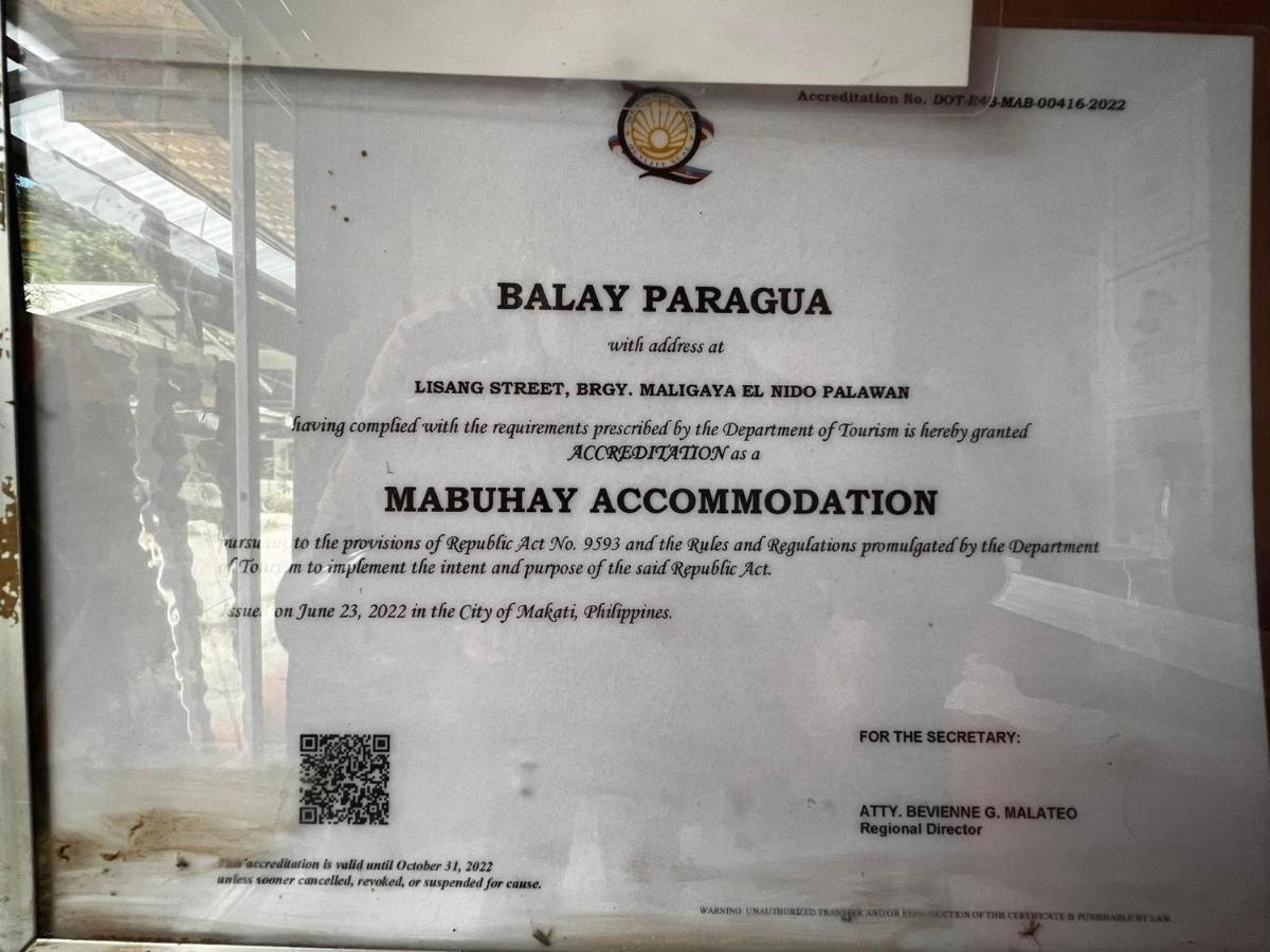 Balay Paragua إل نيدو المظهر الخارجي الصورة